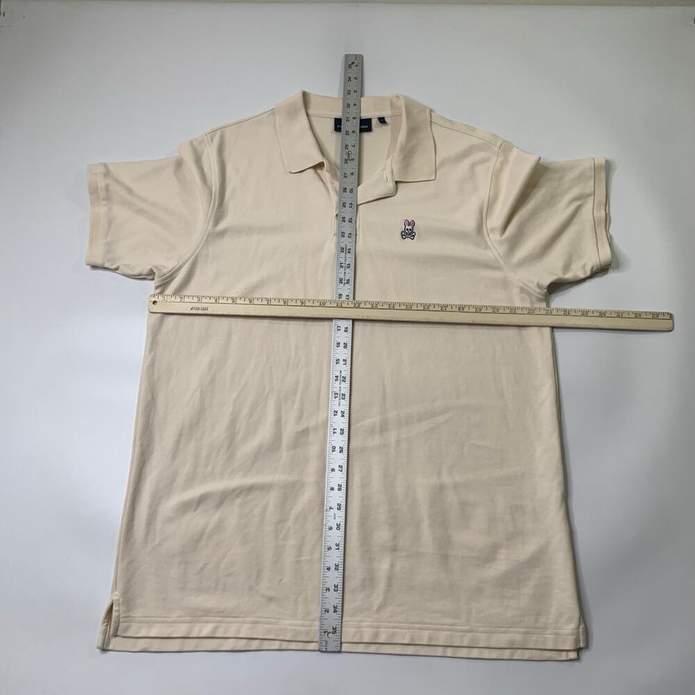 Psycho Bunny Polo Shirt Mens 8 Tan Pima Cotton Classic Pique Short Sleeve Golf - Picture 6 of 11